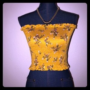 Medium Heart and Hips Floral Crop Top
